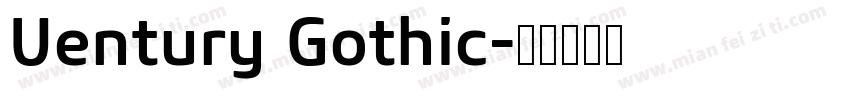 Uentury Gothic字体转换